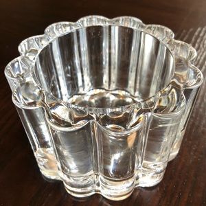 Vintage crystal candleholder